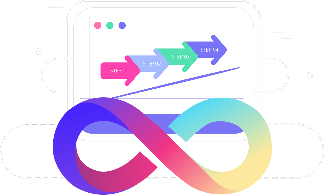 Underdogs collaborating on laptop